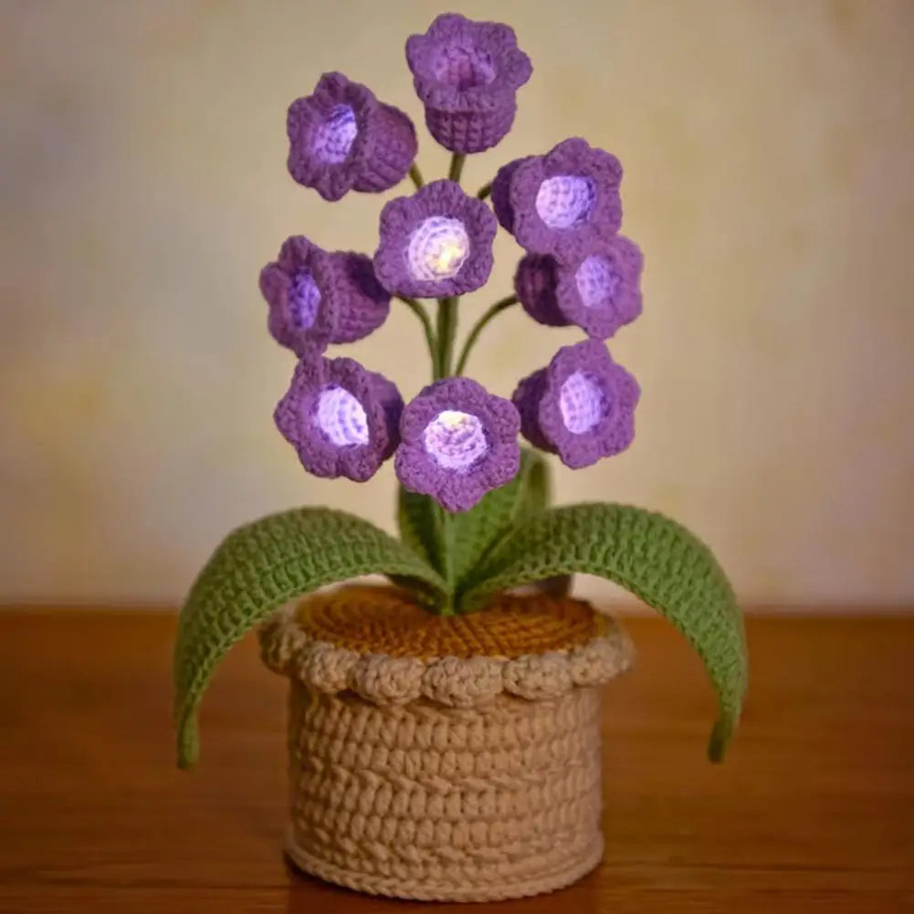 24cm Handmade Potted Plant Table Lamp