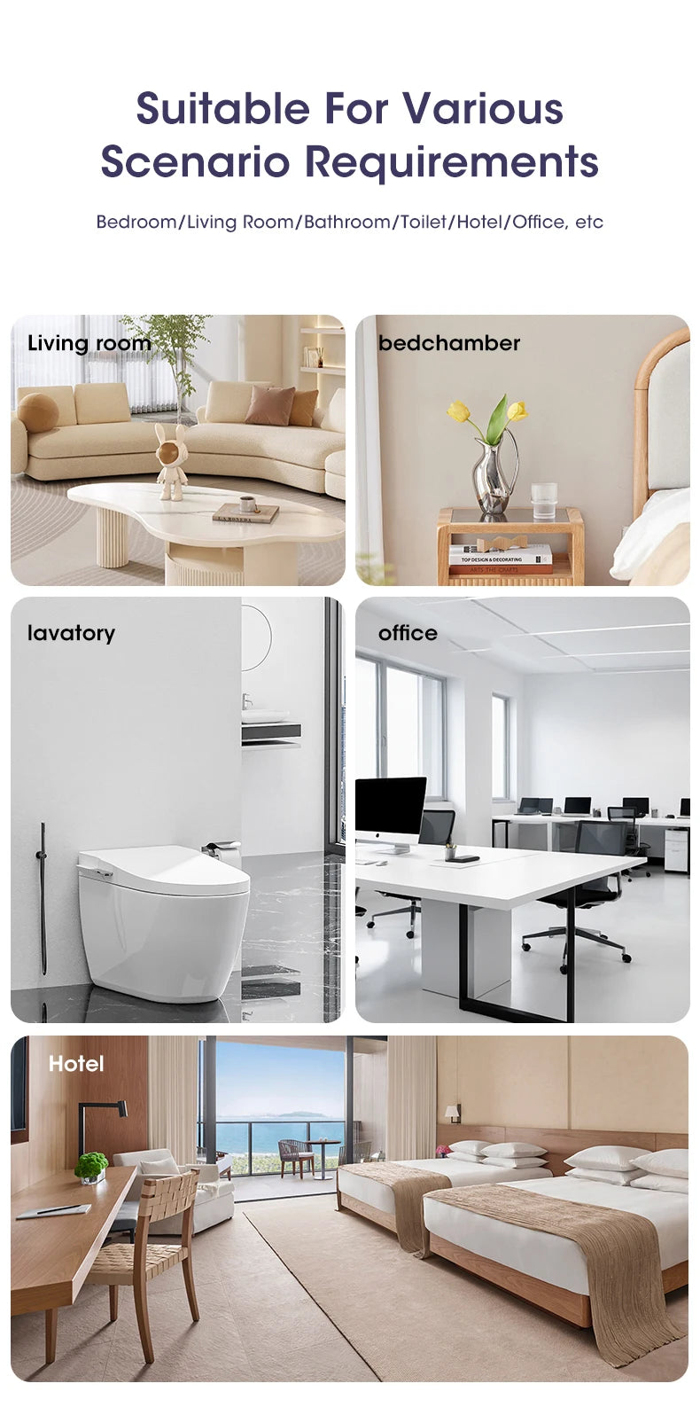 Smart Air Purifier with Display