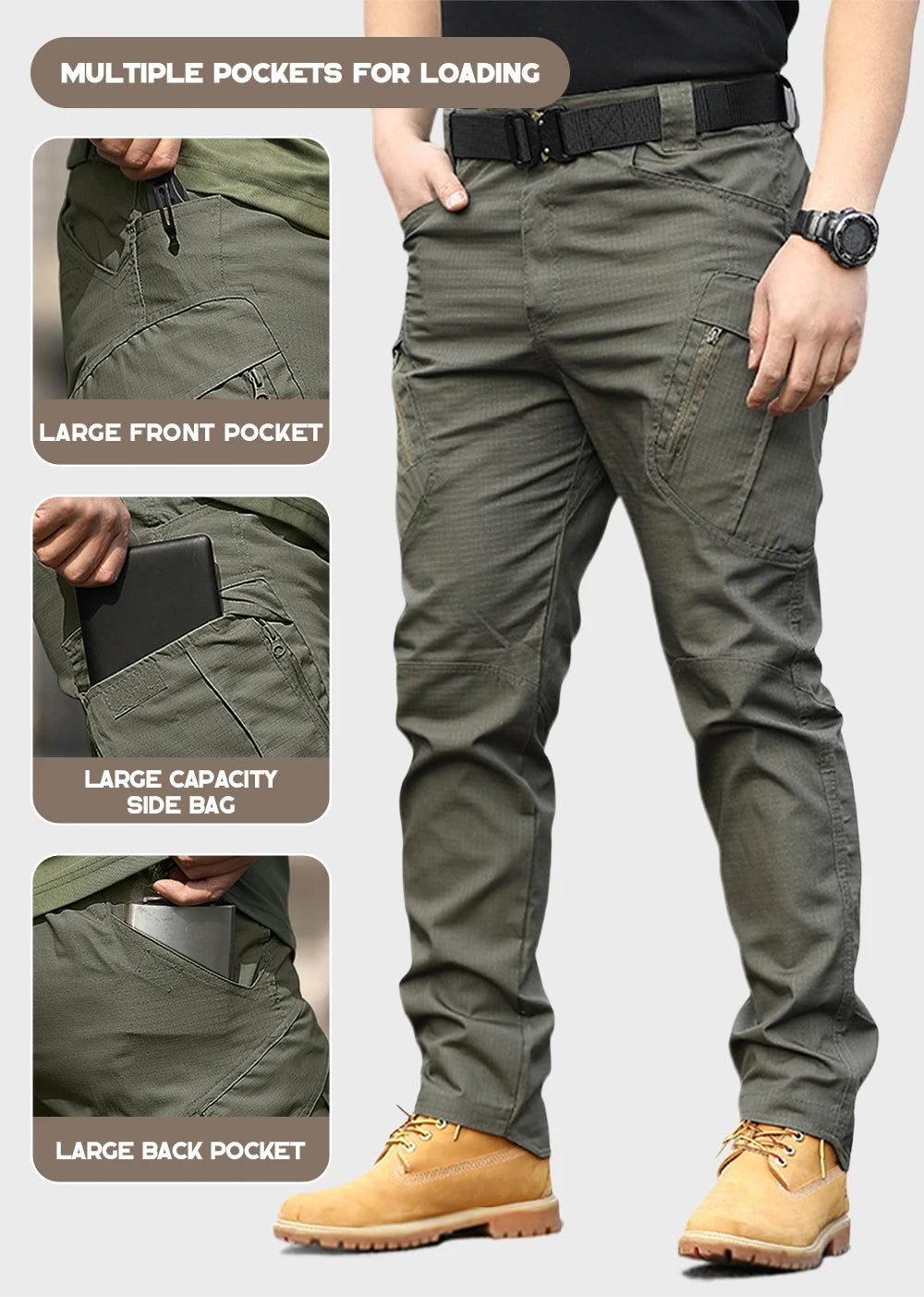 Tactical Multi-Pocket Large Capacity Pants