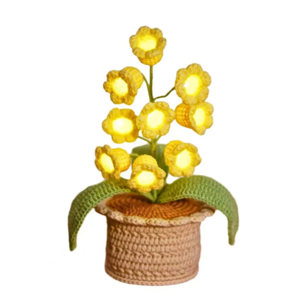 24cm Handmade Potted Plant Table Lamp