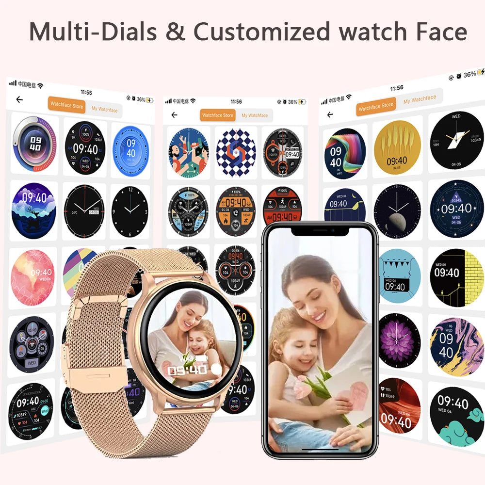Smart Watch Women Fitness Tracker Heart Rate