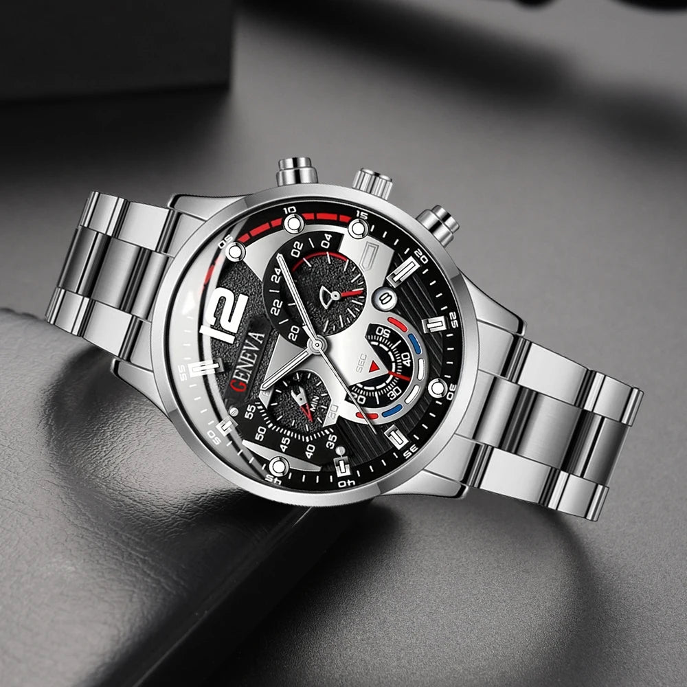 Luxury Calendar Quartz Watches Man