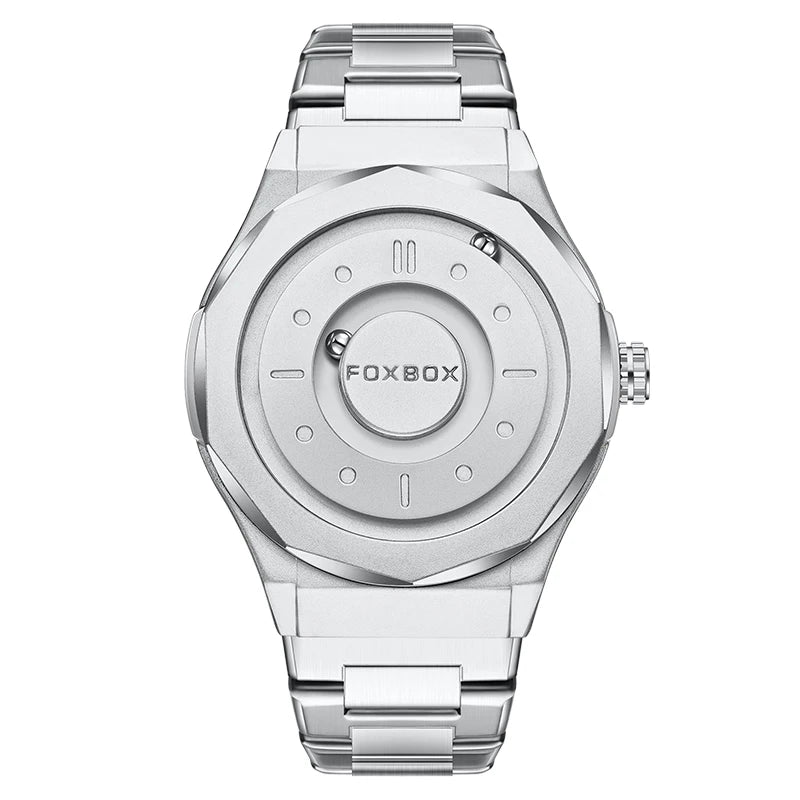 Outdoor Sports Waterproof Scrolling Pointer Magnetic Force Watch Men