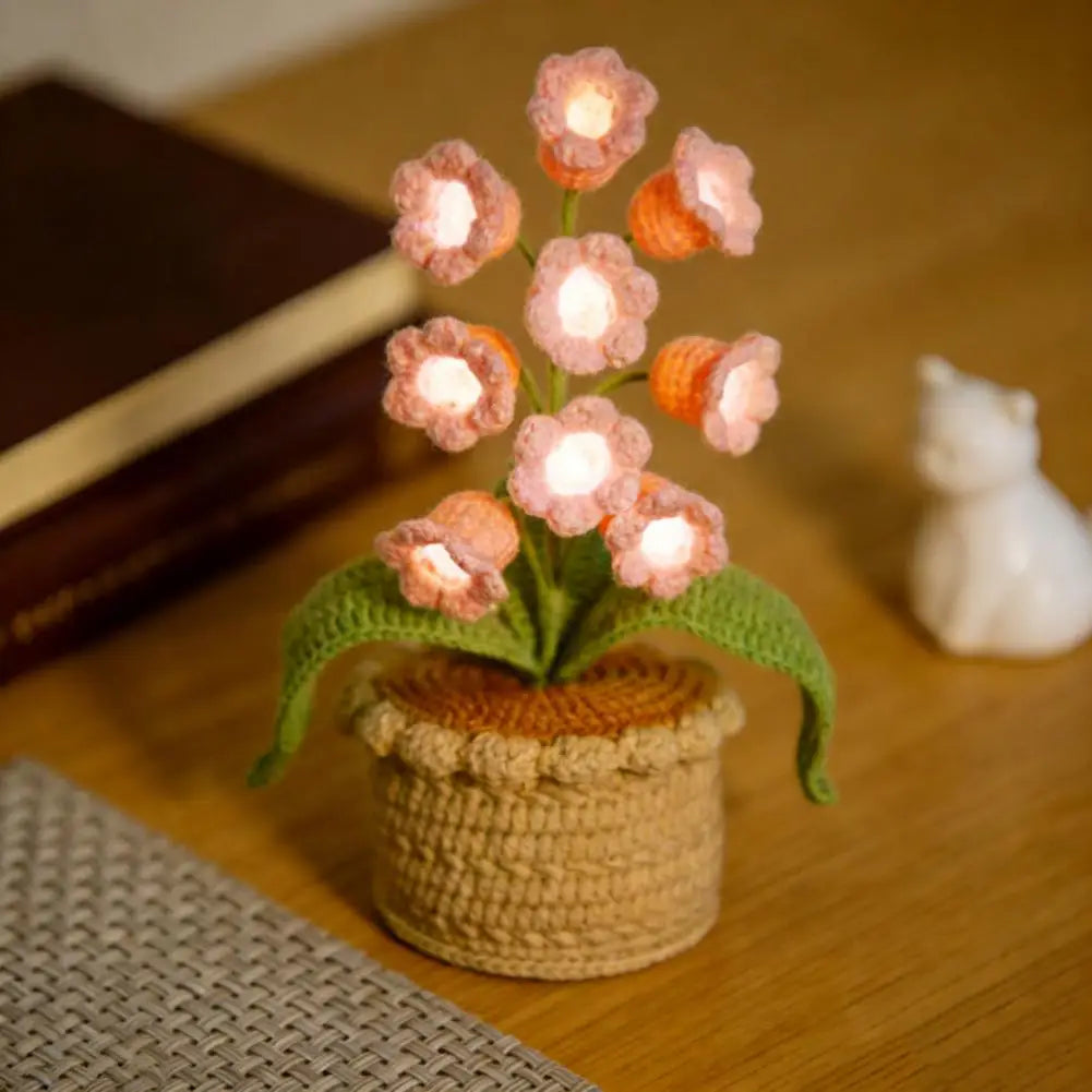 24cm Handmade Potted Plant Table Lamp