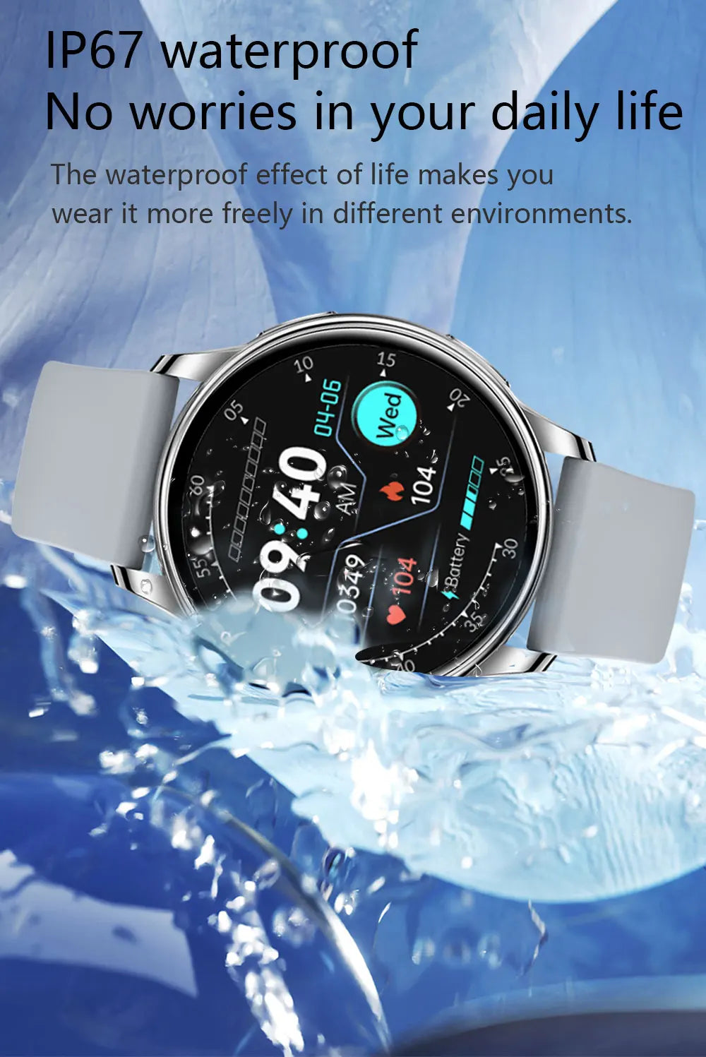 Smart Watch Women Fitness Tracker Heart Rate