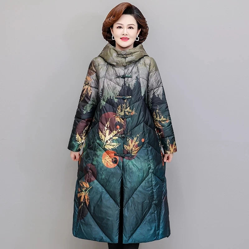 Ultra Light Down X-long Coat Winter Women