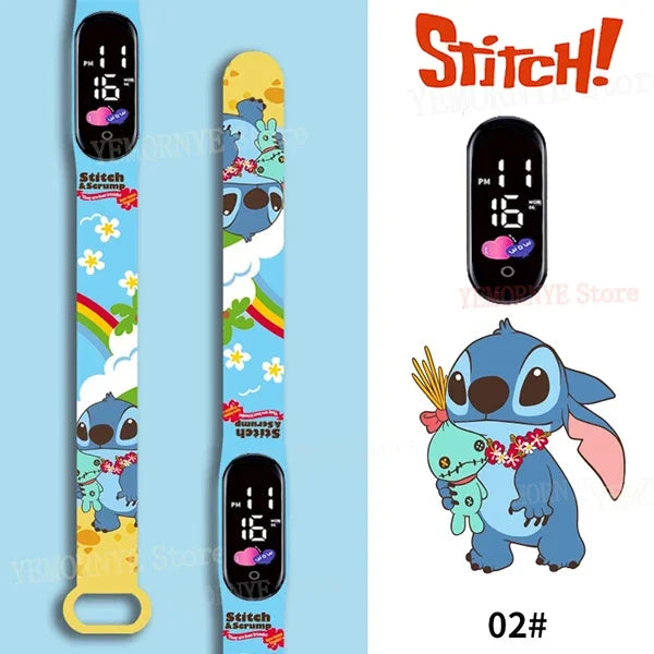 Anime Figures LED Luminous Watch Waterproof
