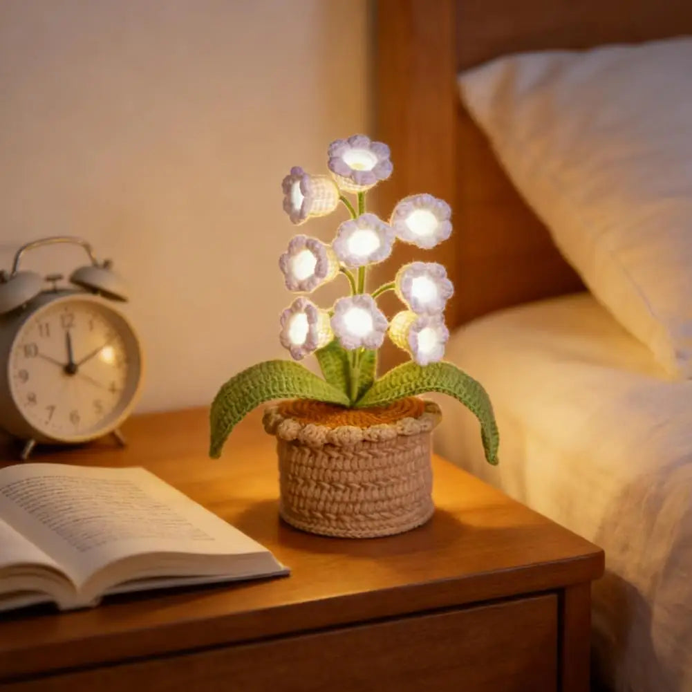 24cm Handmade Potted Plant Table Lamp