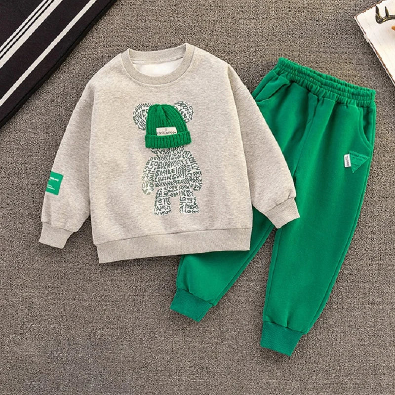 2Pcs Outfits Kids Teenage Costume Suit
