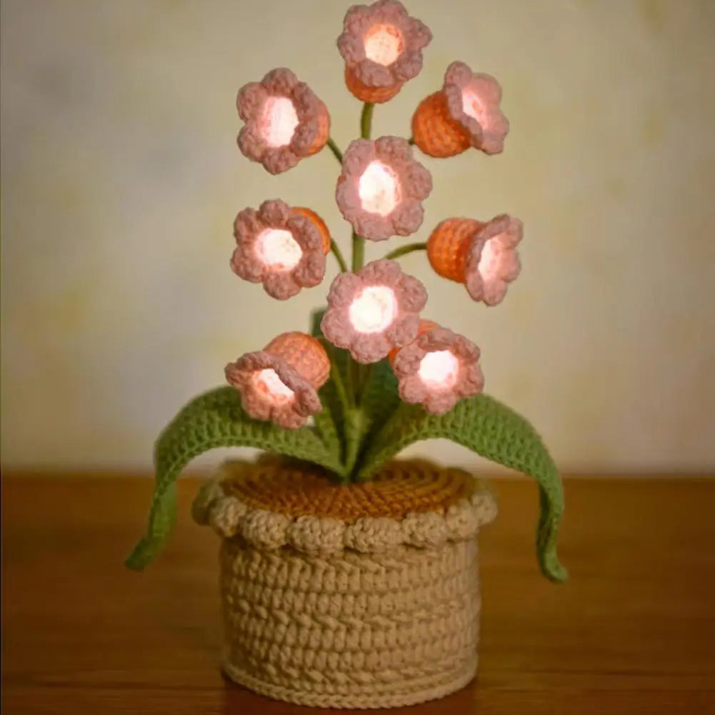 24cm Handmade Potted Plant Table Lamp