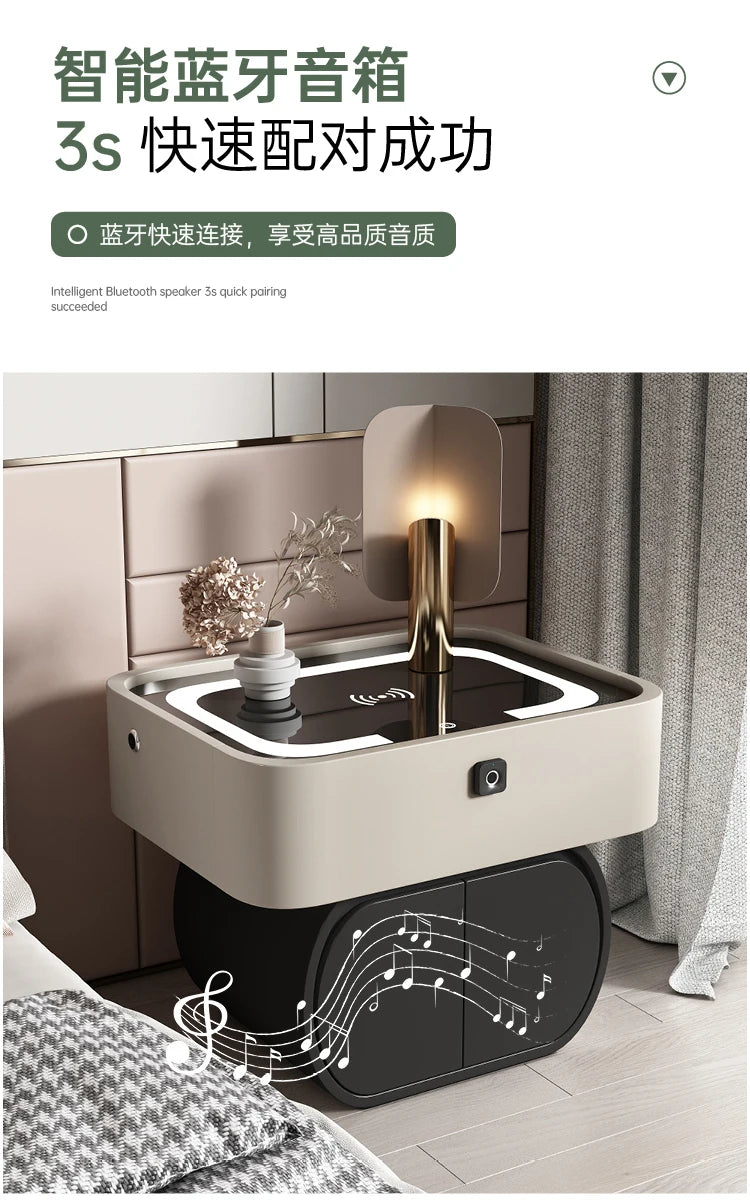Smart Bedsides Table Wireless