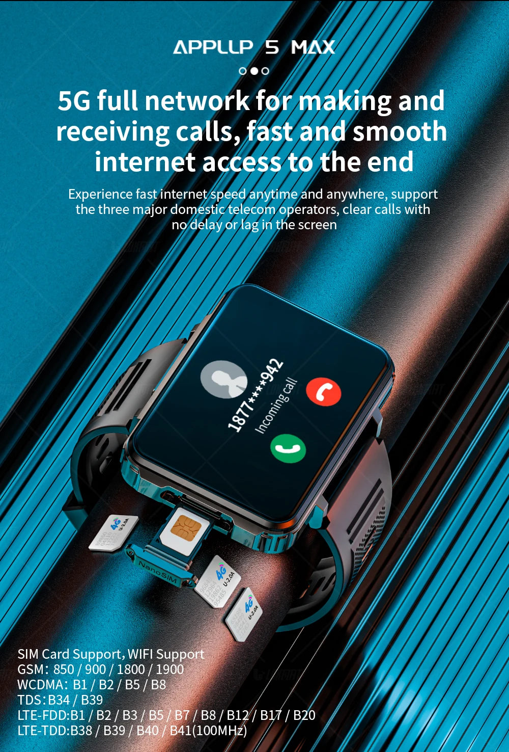 Smartwatches Dual Camera with Flashlight Gaming Watch