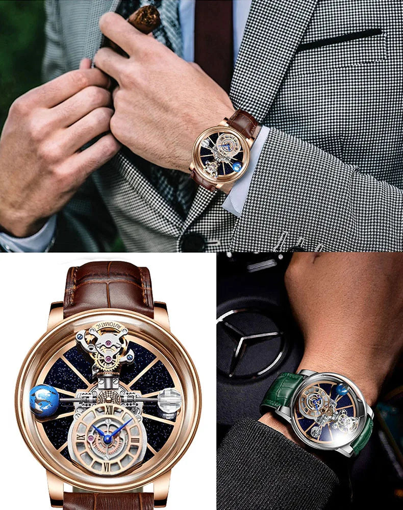 Waterproof Leather Watch for Men
