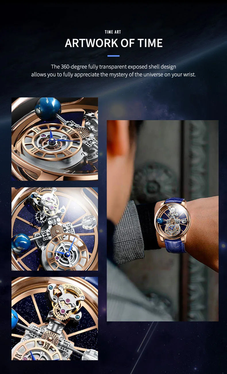 Waterproof Leather Watch for Men