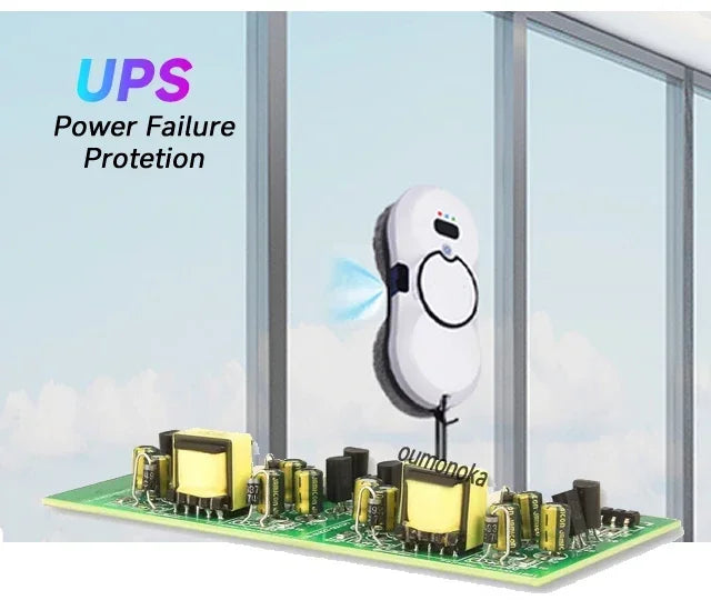 Robot for Washing Windows Vacuum Cleaner