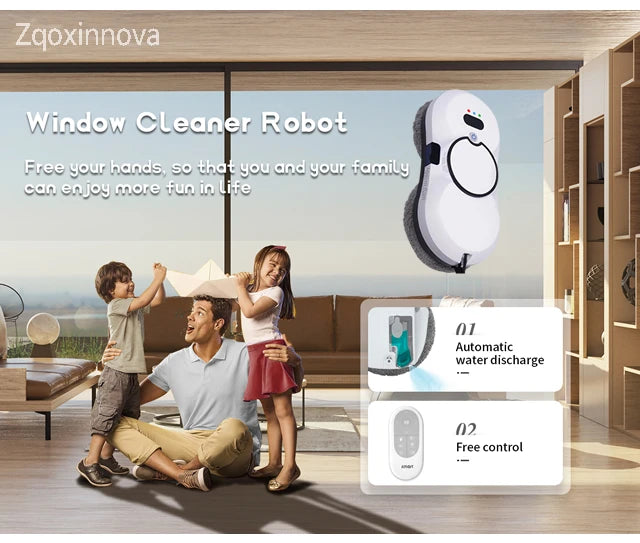 Robot for Washing Windows Vacuum Cleaner