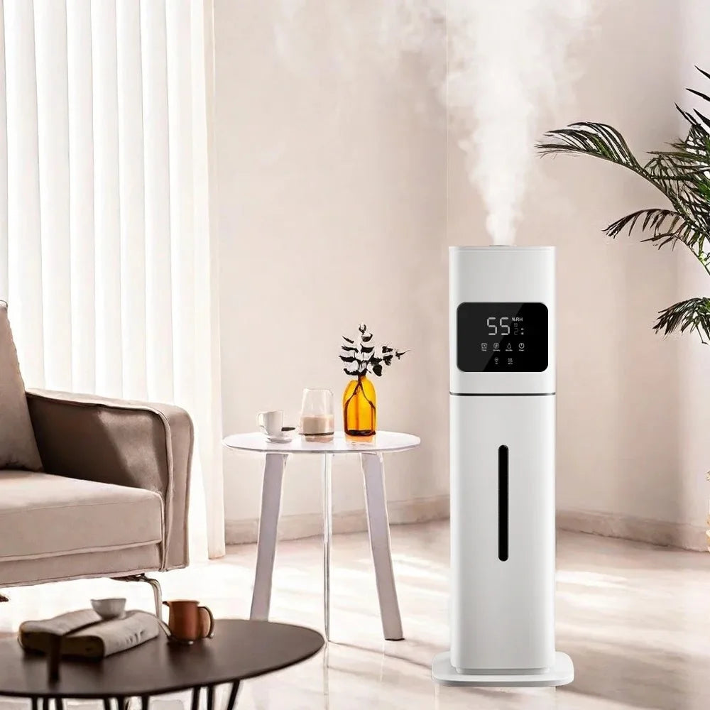 8L Household Humidifier Floor-Mounted Ultrasonic UV Air Mist Purifier