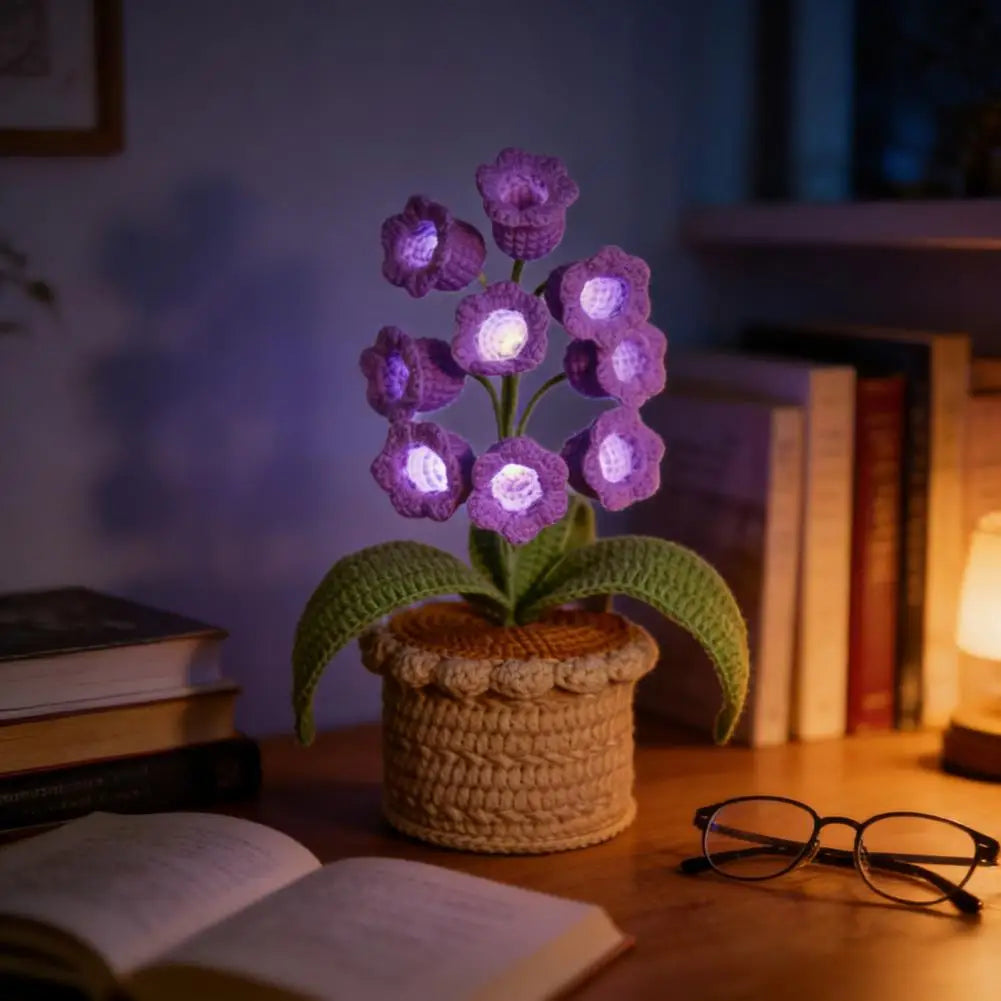 24cm Handmade Potted Plant Table Lamp