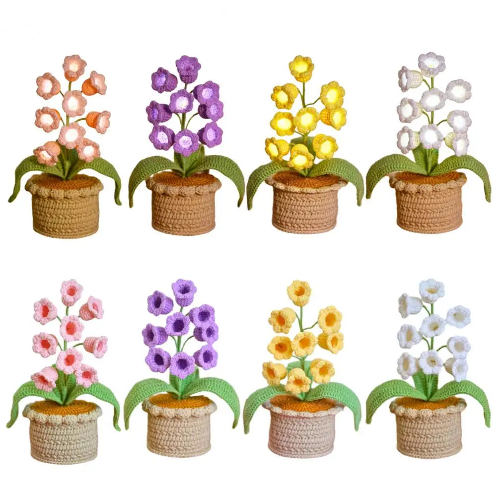 24cm Handmade Potted Plant Table Lamp