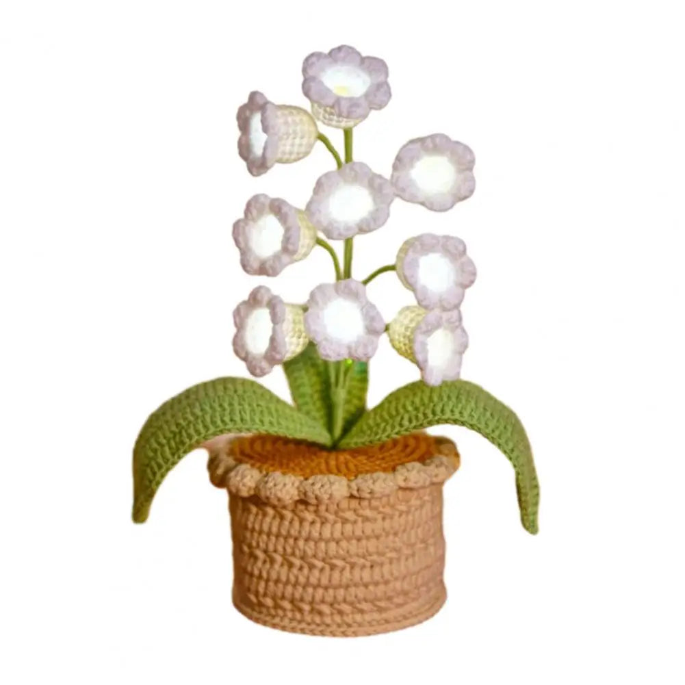 24cm Handmade Potted Plant Table Lamp