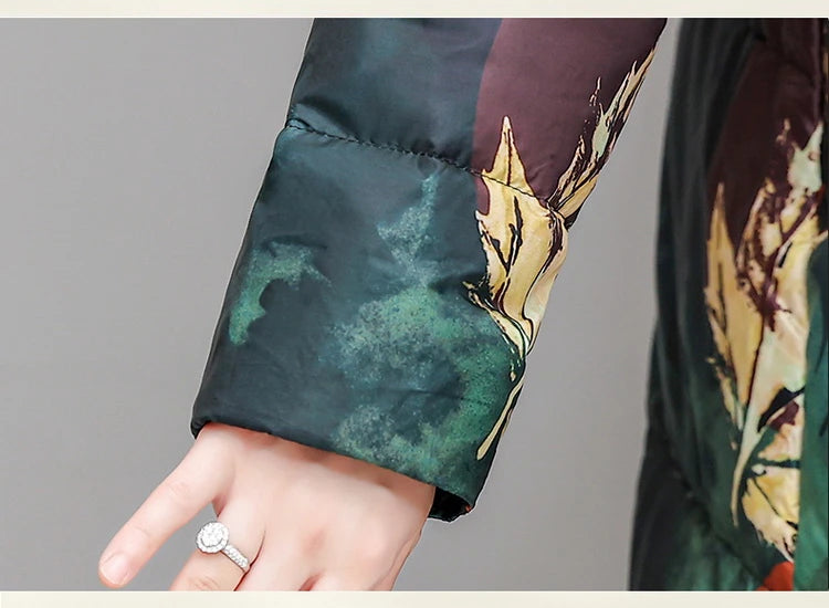 Ultra Light Down X-long Coat Winter Women