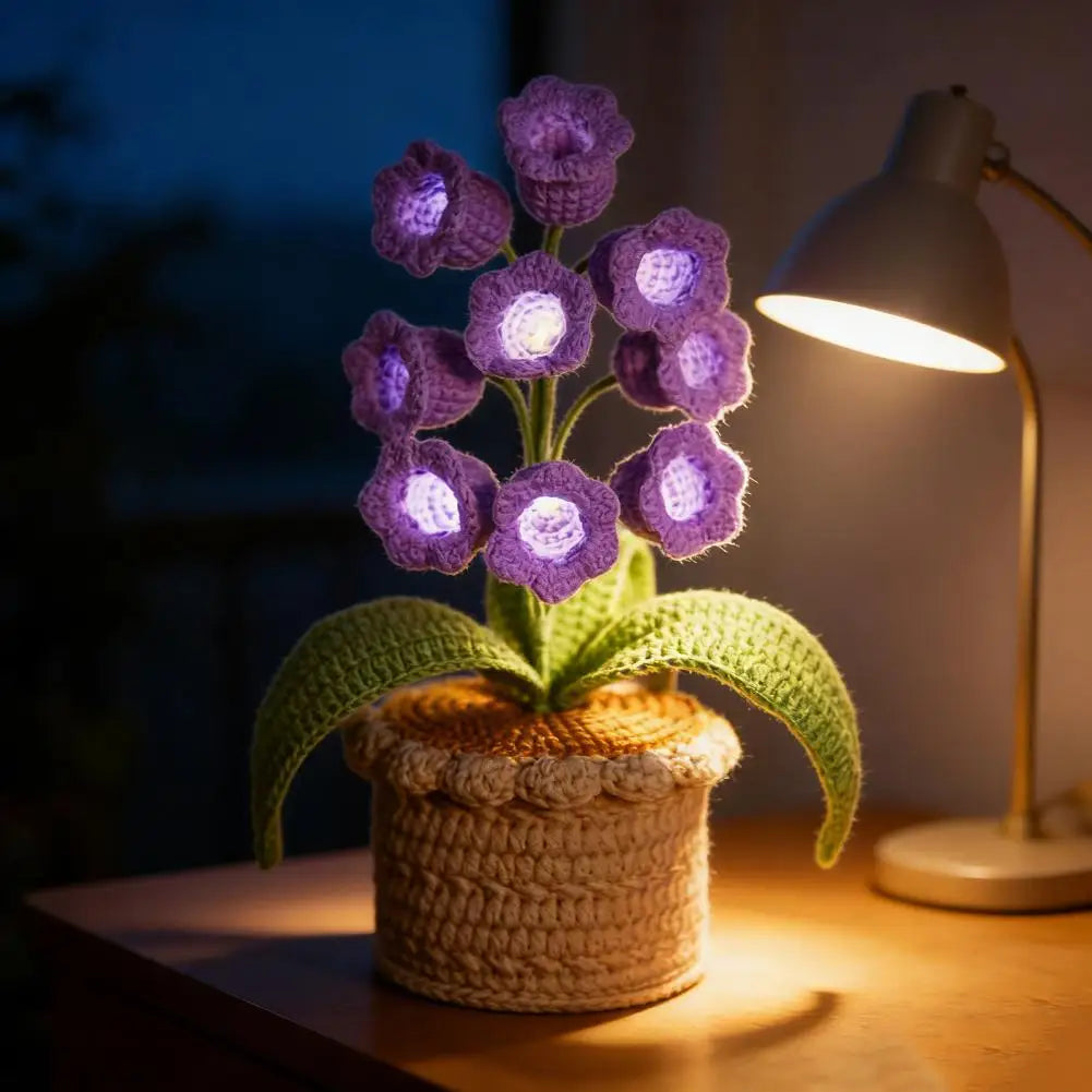 24cm Handmade Potted Plant Table Lamp