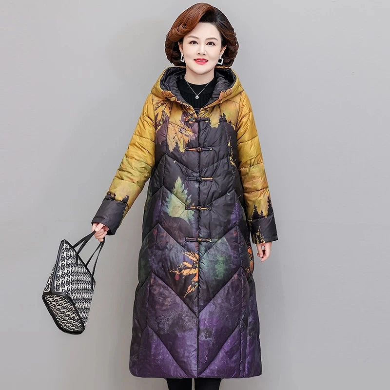 Ultra Light Down X-long Coat Winter Women