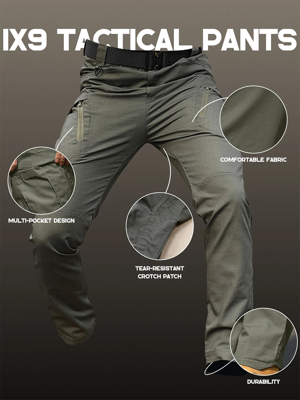 Tactical Multi-Pocket Large Capacity Pants