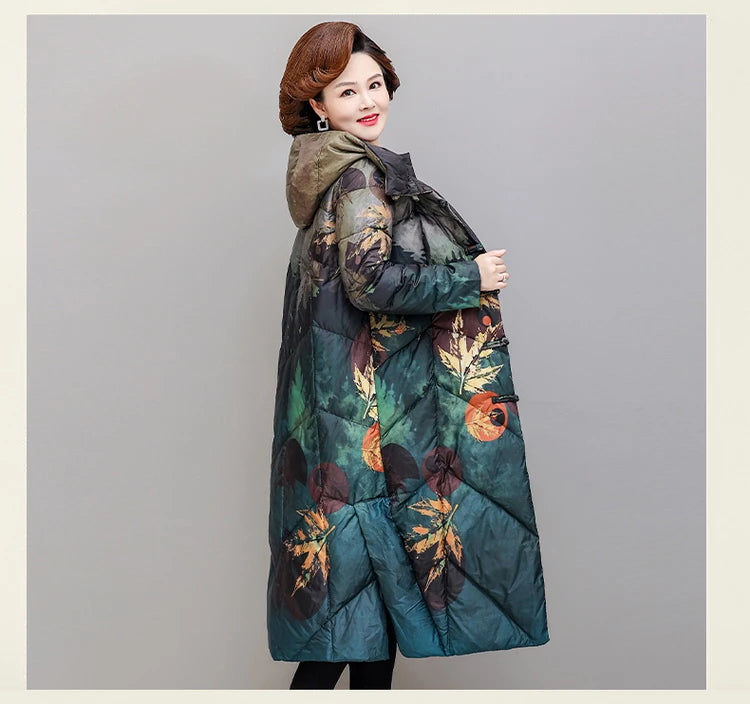 Ultra Light Down X-long Coat Winter Women