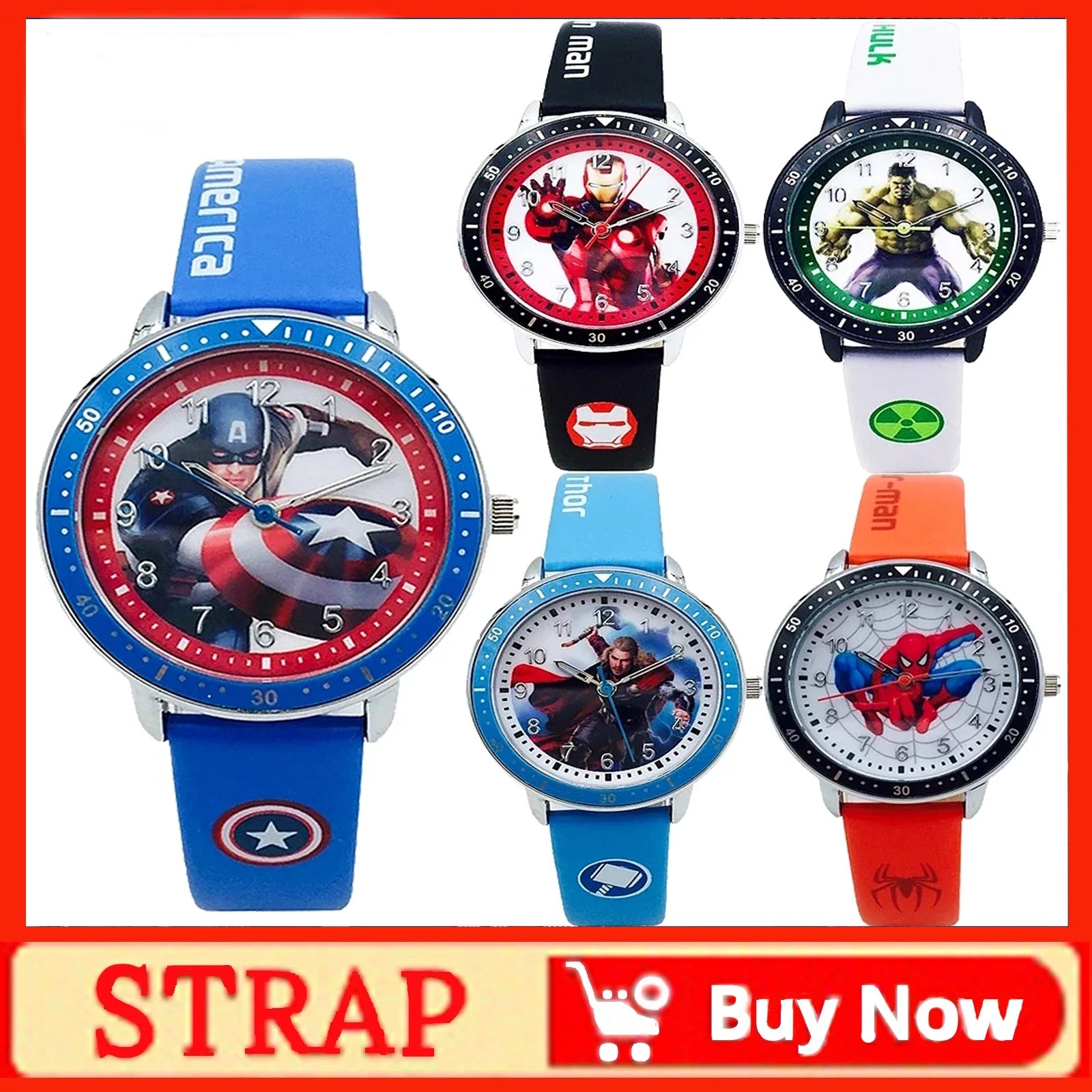 Anime Figures LED Luminous Watch Waterproof