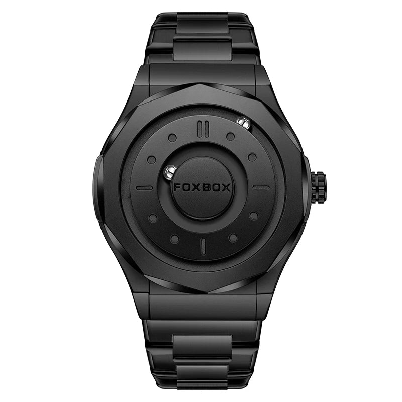 Outdoor Sports Waterproof Scrolling Pointer Magnetic Force Watch Men