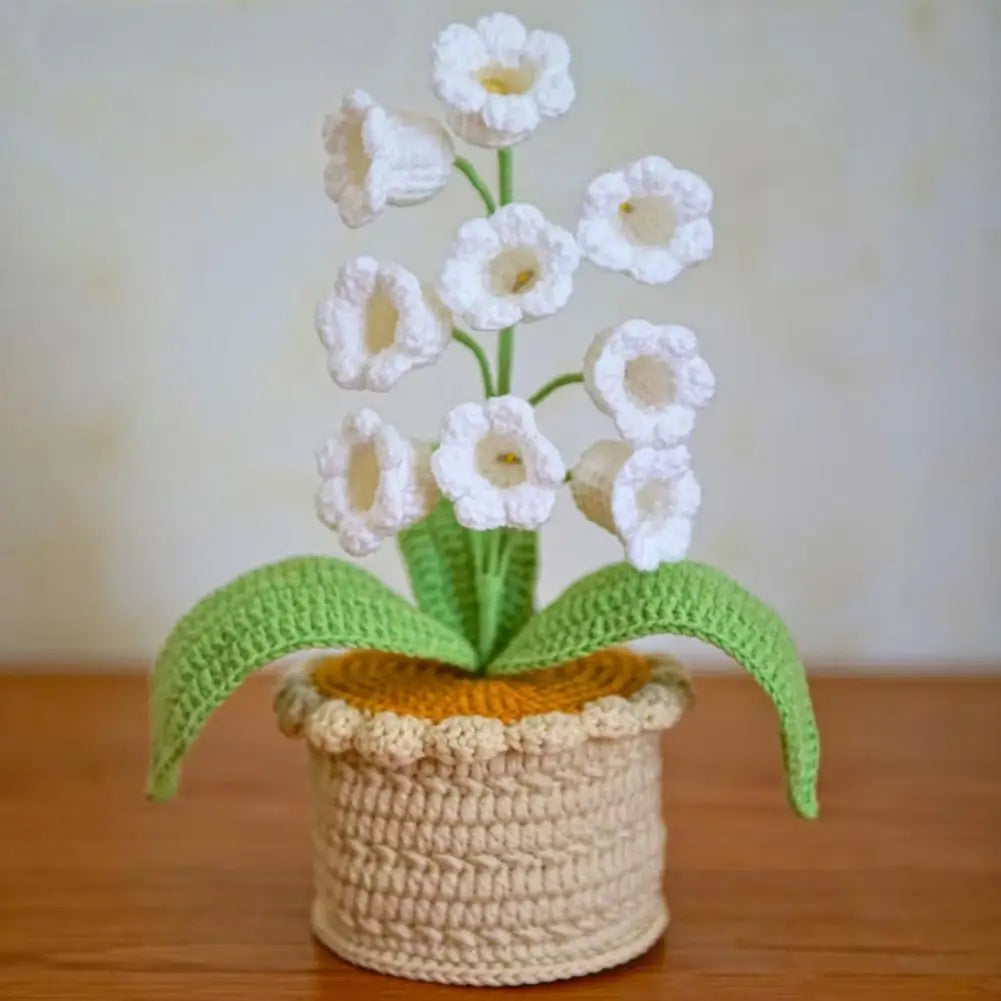 24cm Handmade Potted Plant Table Lamp