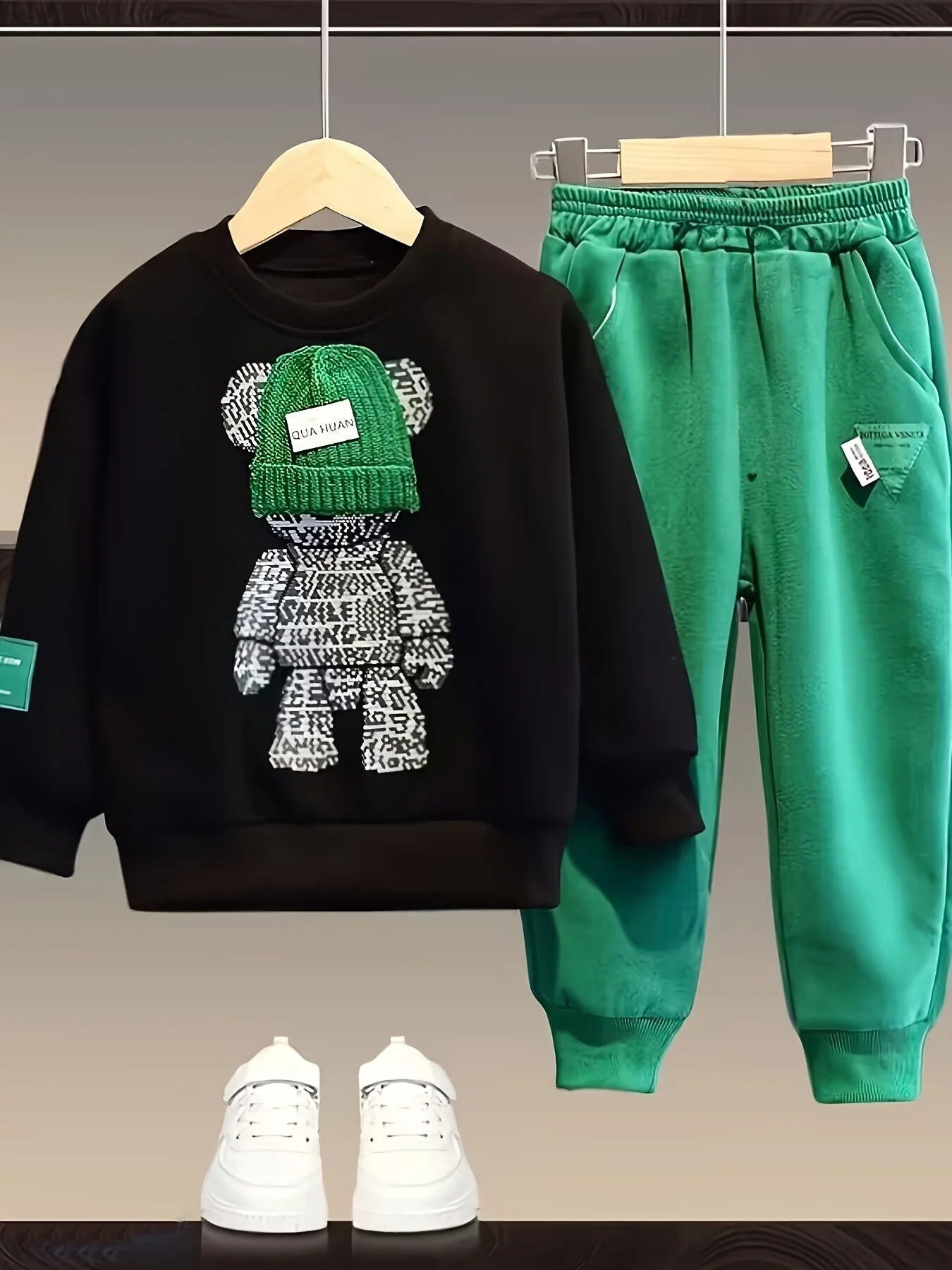 2Pcs Outfits Kids Teenage Costume Suit