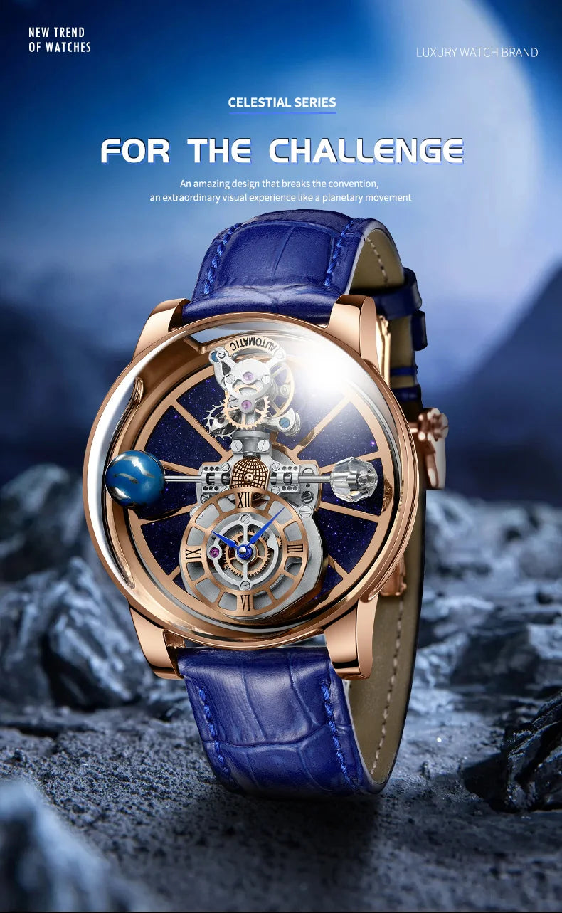 Waterproof Leather Watch for Men