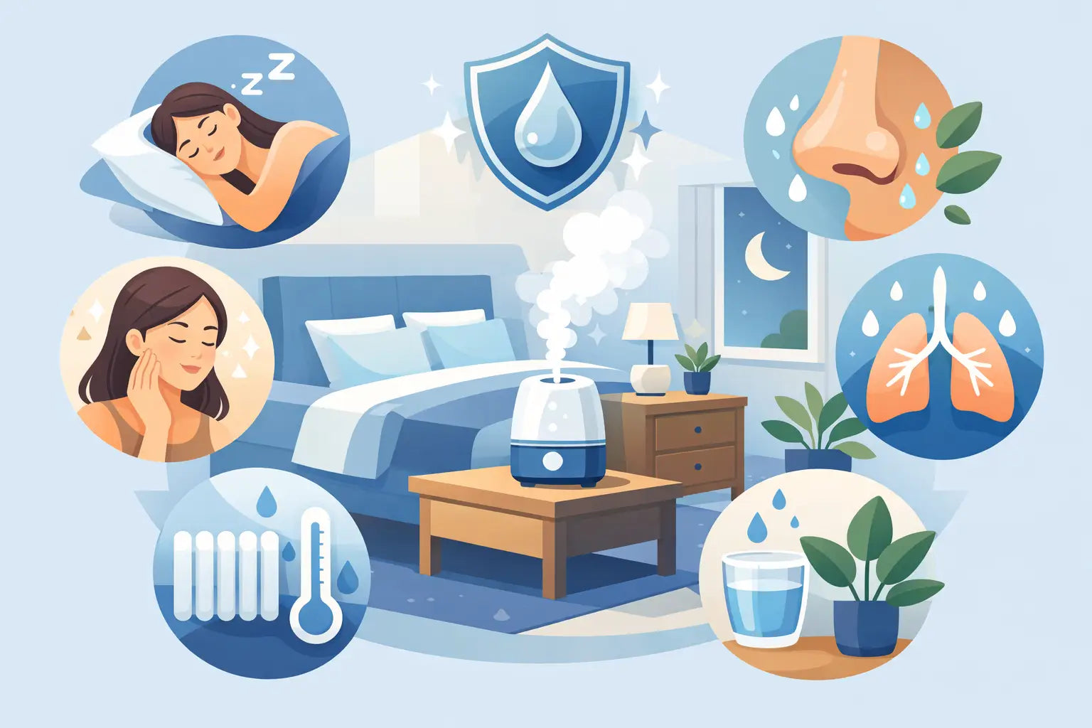 7 Bedroom Humidifier Benefits That Matter