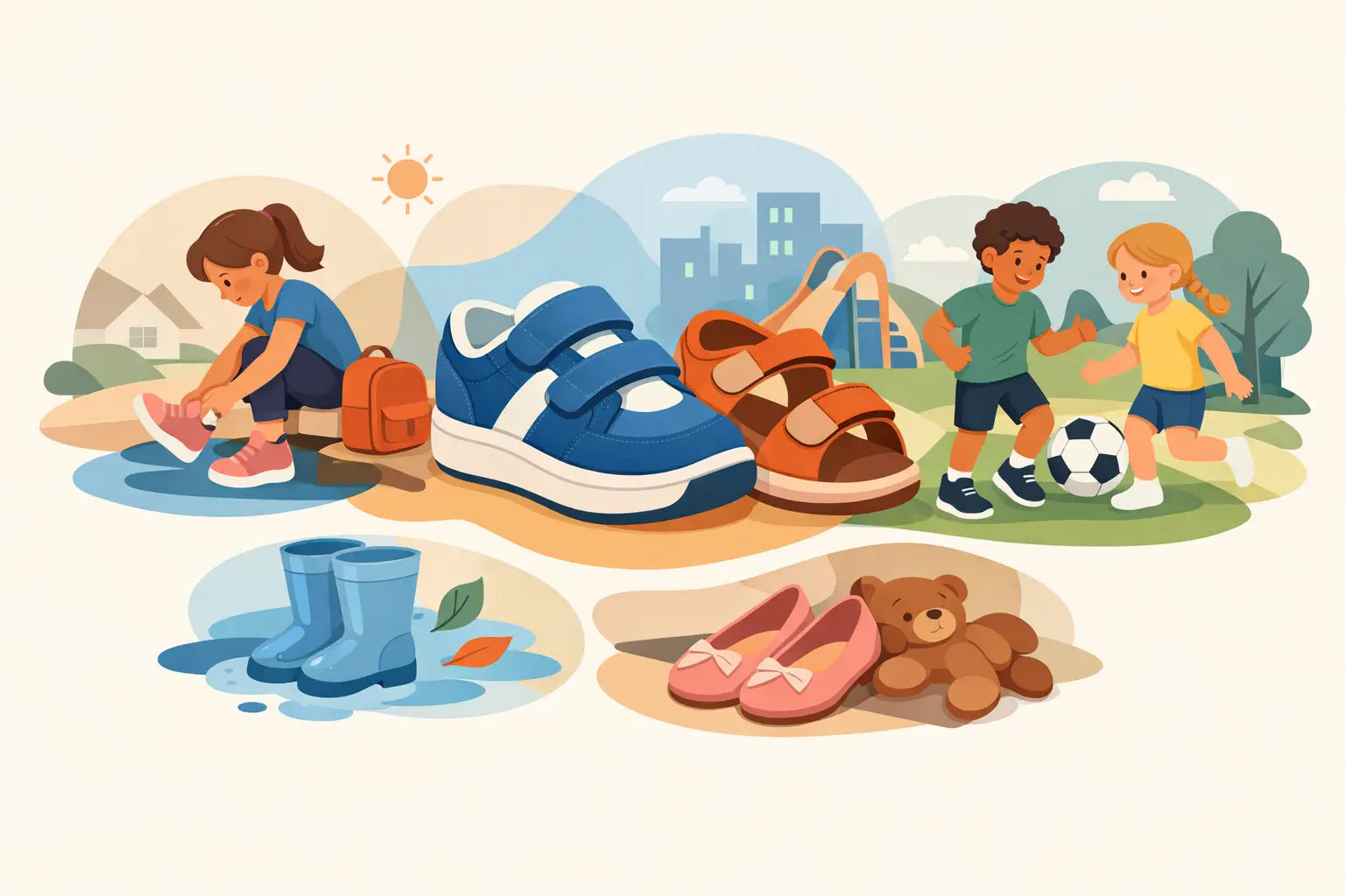 Kids Footwear That Actually Fits Daily Life