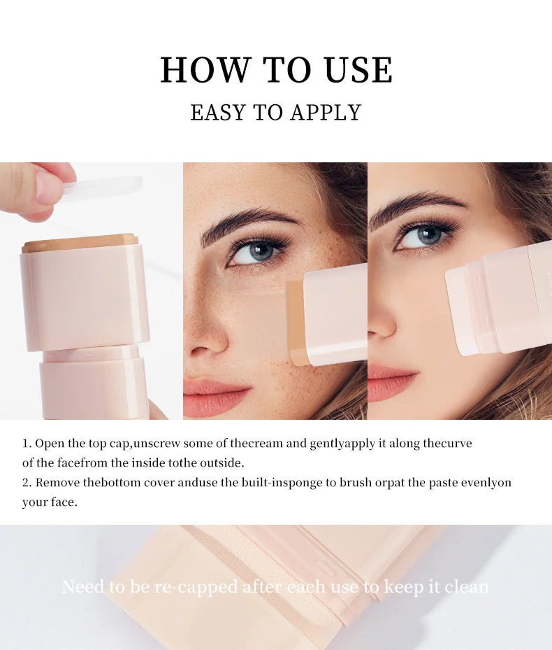 Two In One Concealer Foundation Stick