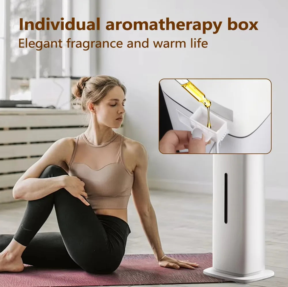 8L Household Humidifier Floor-Mounted Ultrasonic UV Air Mist Purifier