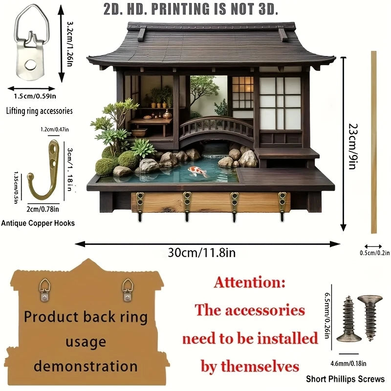 Multi-Functional Home Key Holder