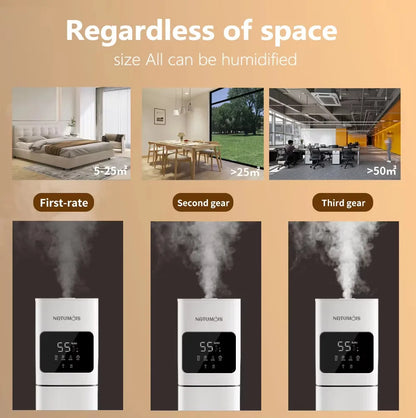 8L Household Humidifier Floor-Mounted Ultrasonic UV Air Mist Purifier