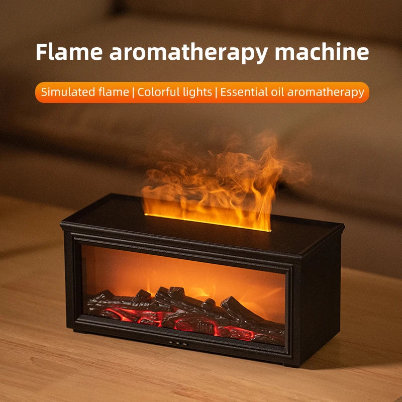 7 colors of essential oil fireplace diffuser