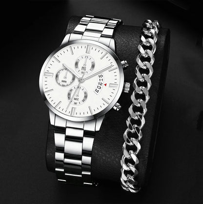 Luxury Calendar Quartz  Watches Man
