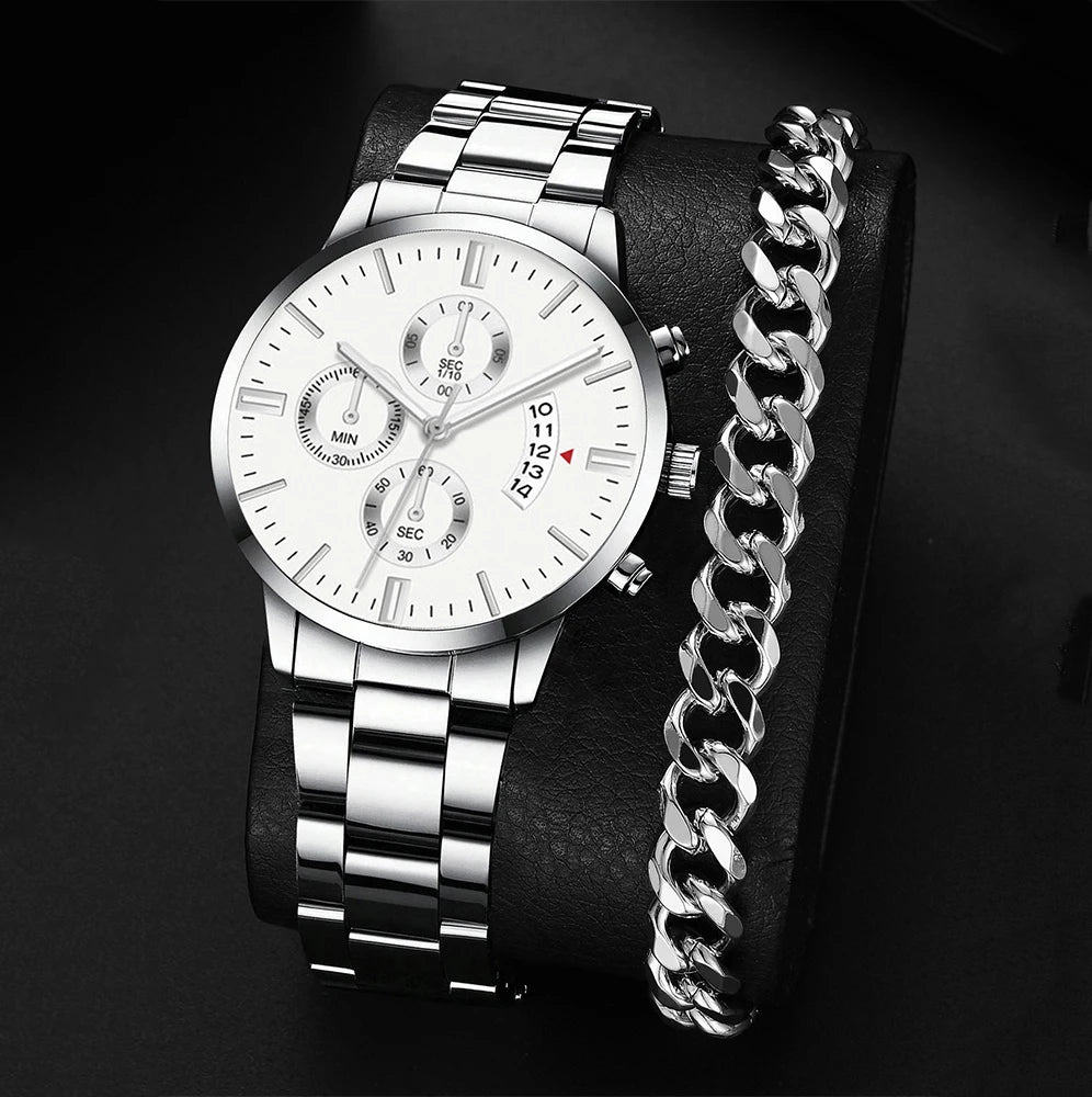 Luxury Calendar Quartz  Watches Man