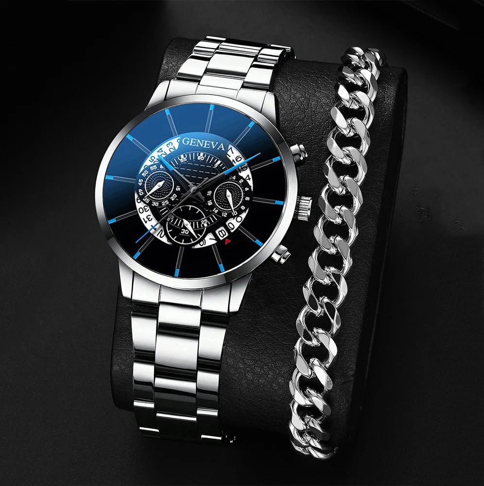 Luxury Calendar Quartz  Watches Man