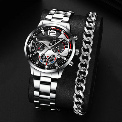 Luxury Calendar Quartz  Watches Man
