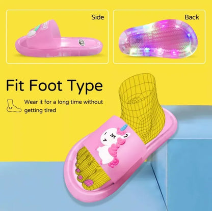 Lighted Fashion Cute Kids Slippers