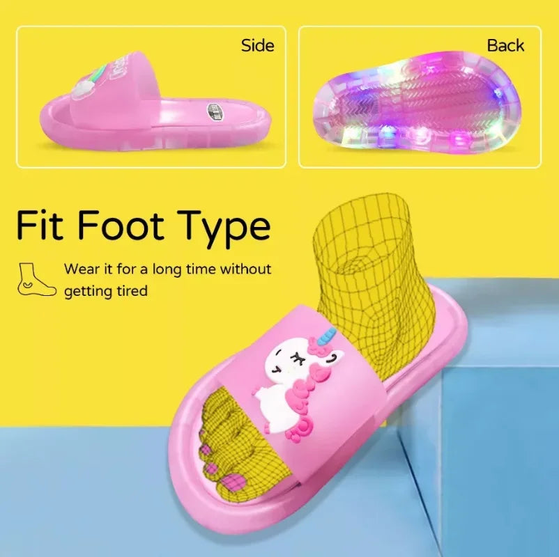 Lighted Fashion Cute Kids Slippers