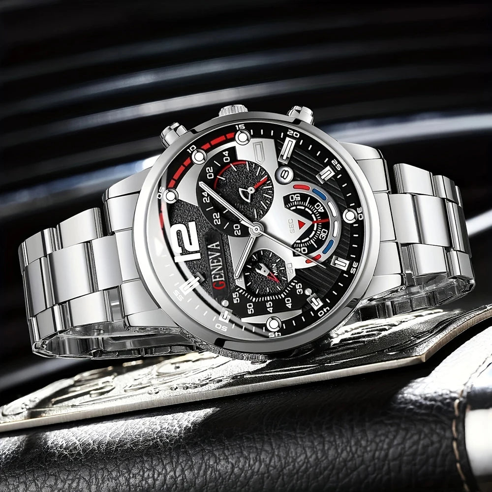Luxury Calendar Quartz  Watches Man