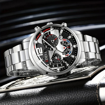 Luxury Calendar Quartz  Watches Man