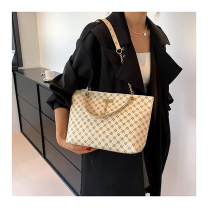 Soft Leather Large Capacity Tote Women Bag